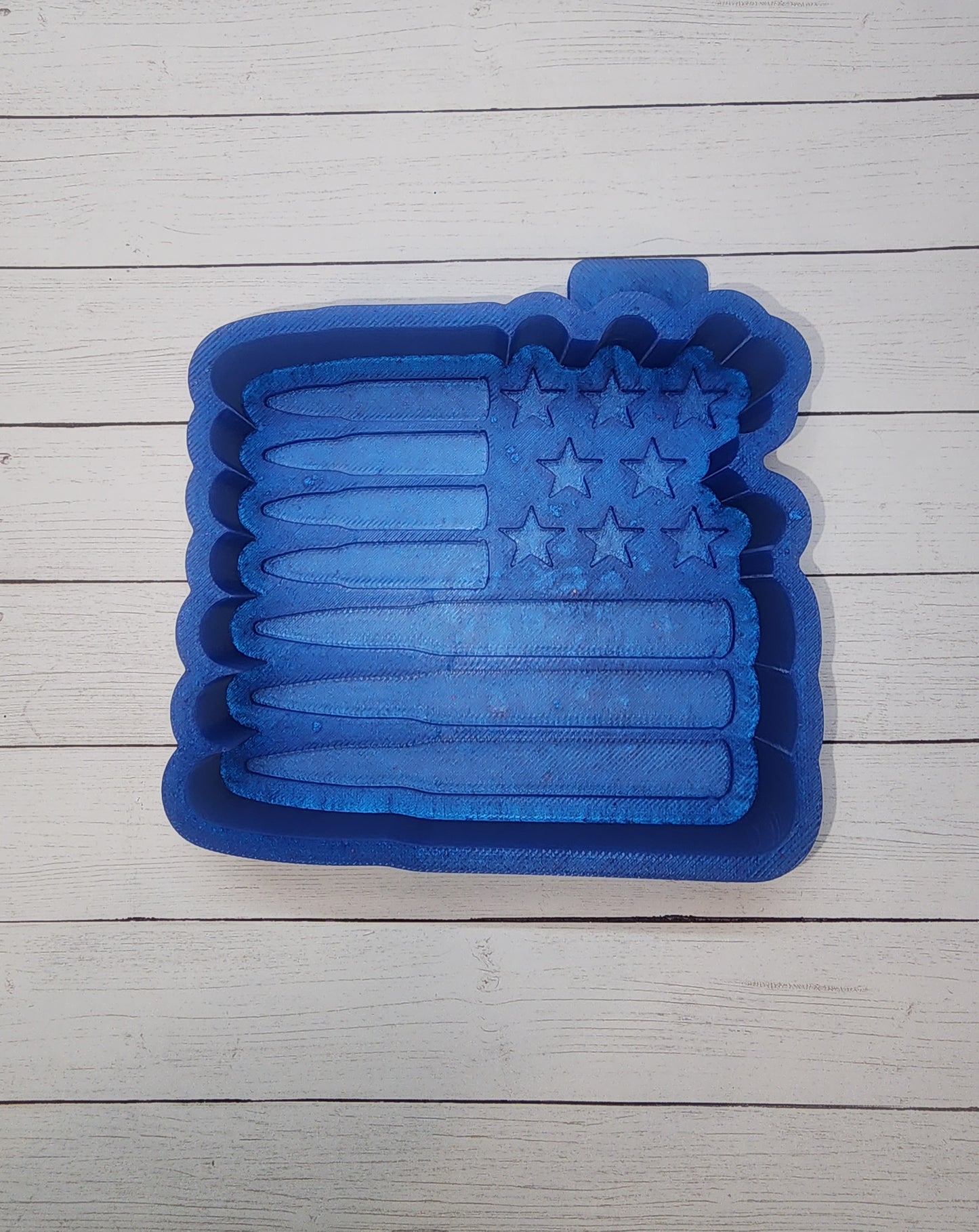 Bullet flag freshie mold