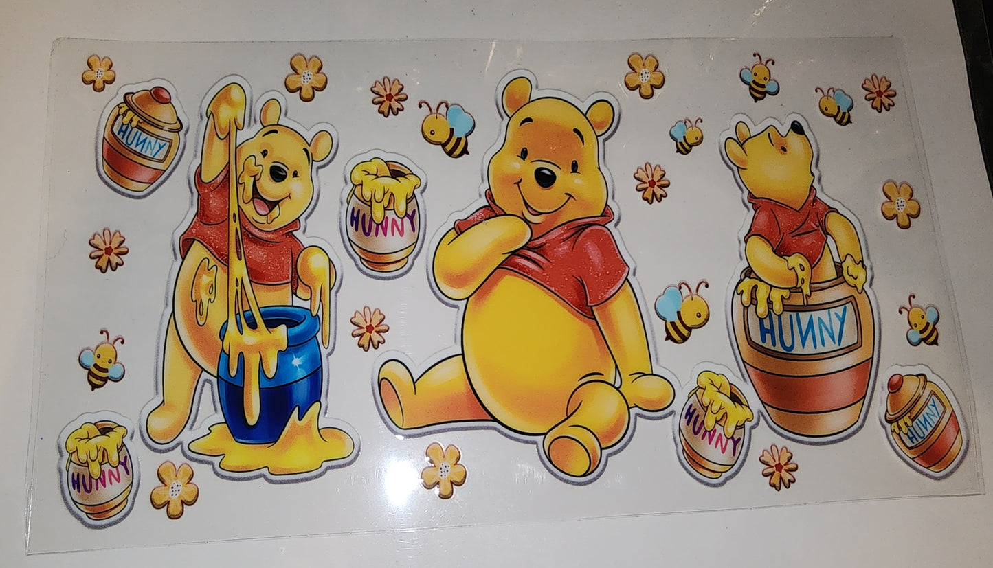 Pooh and hunny cup wrap