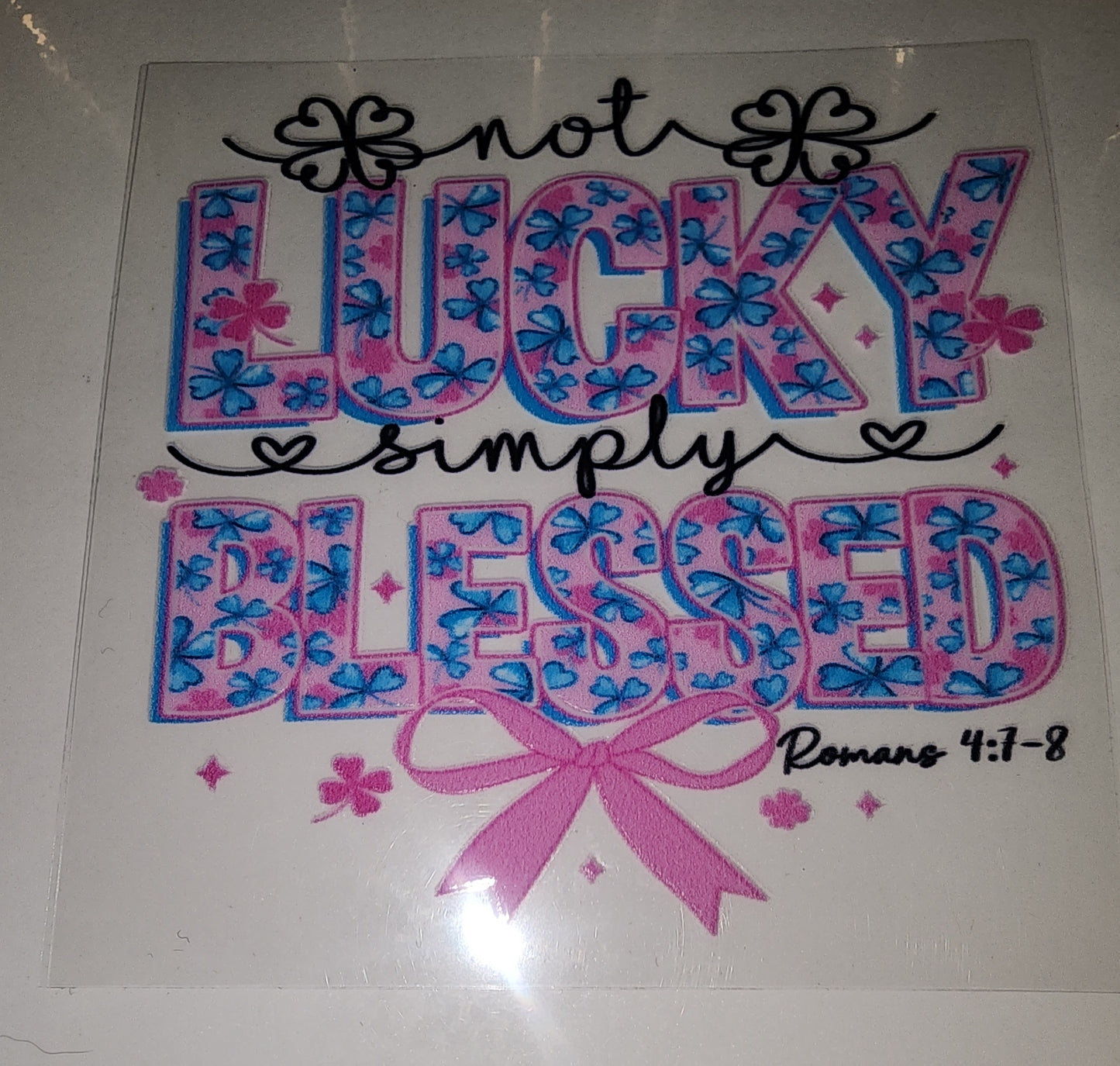 Blessed cup decal