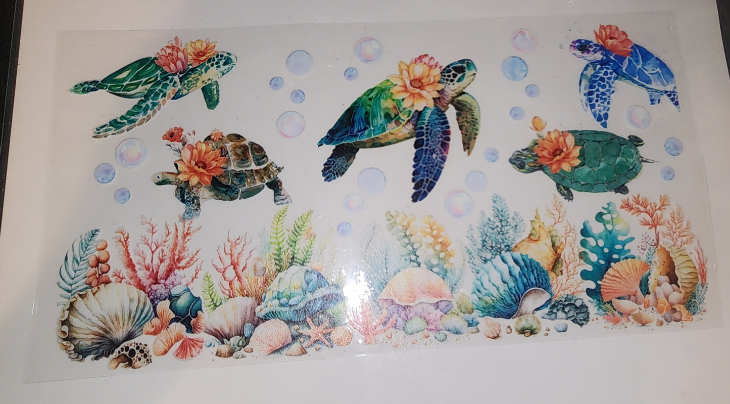 Turtles cup wrap