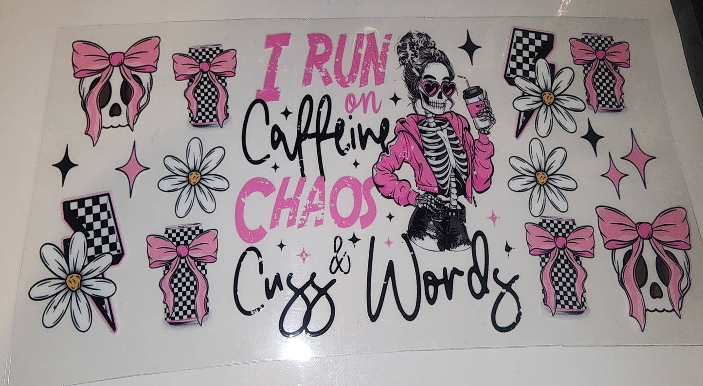 Coffee an chaos cup wrap