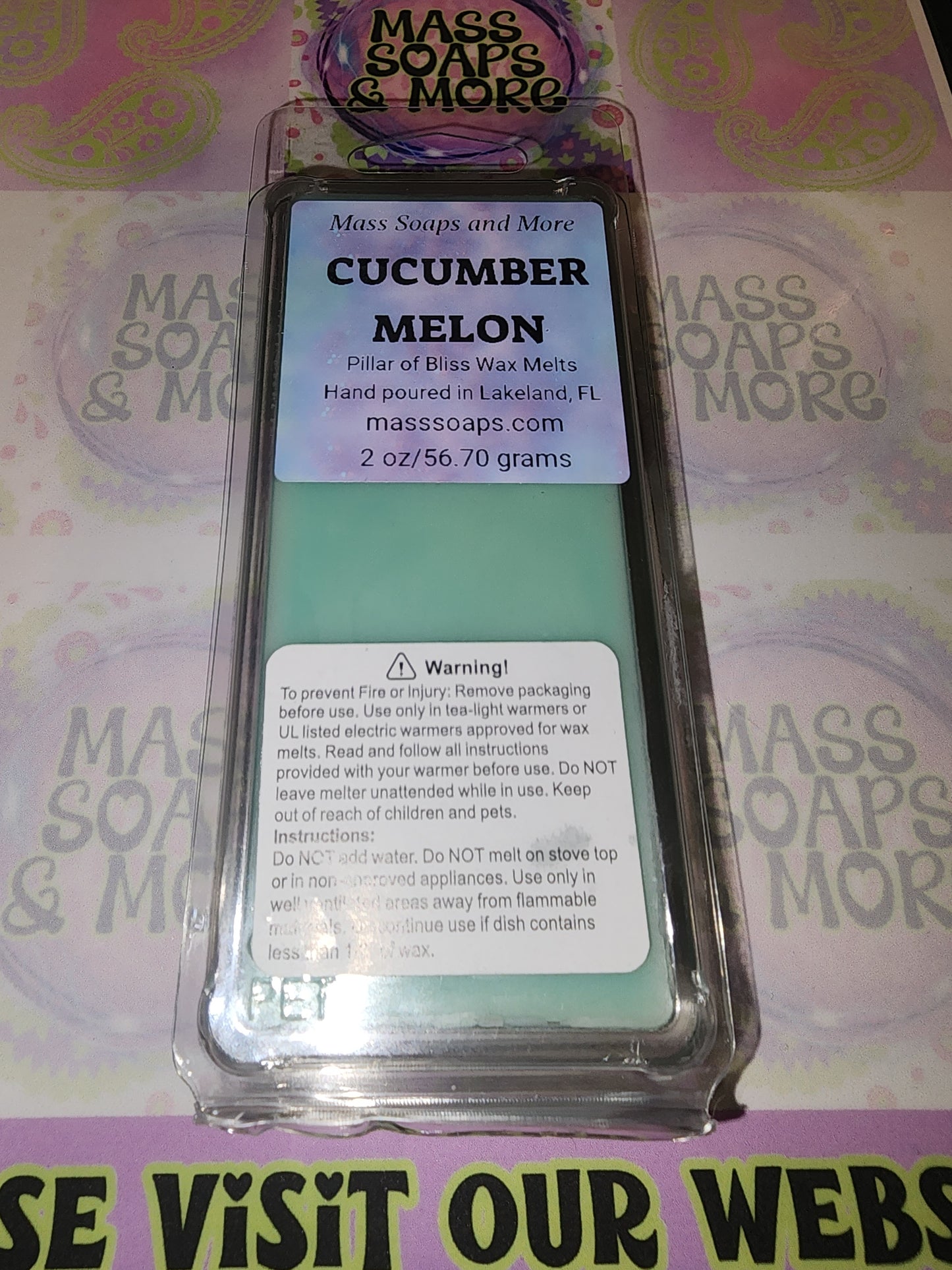 Cucumber and Melon wax melts