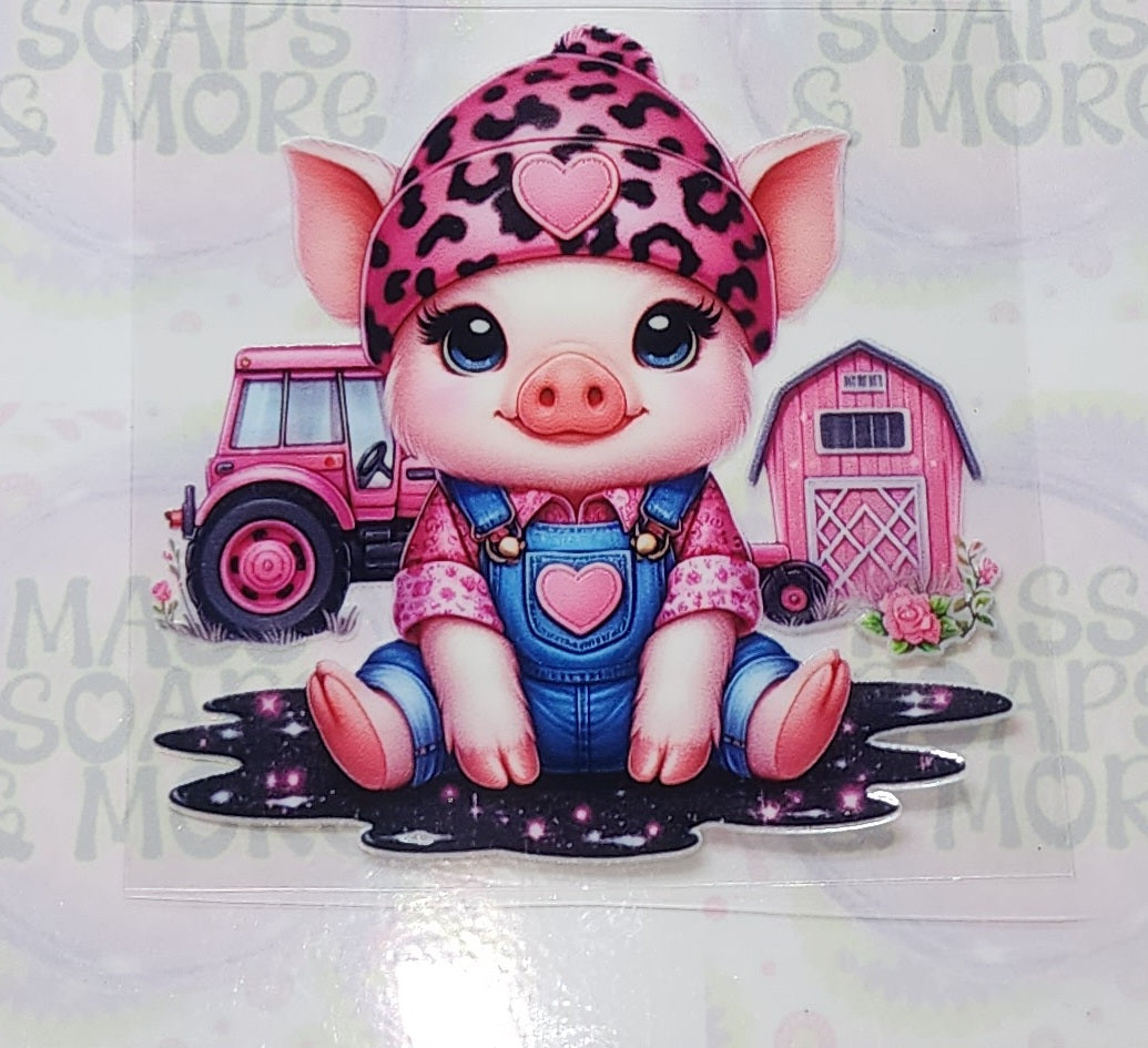 Pig decal