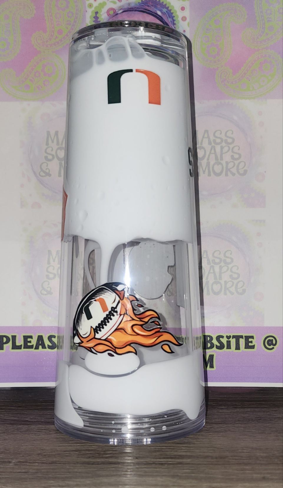 Canes volcano flow tumbler