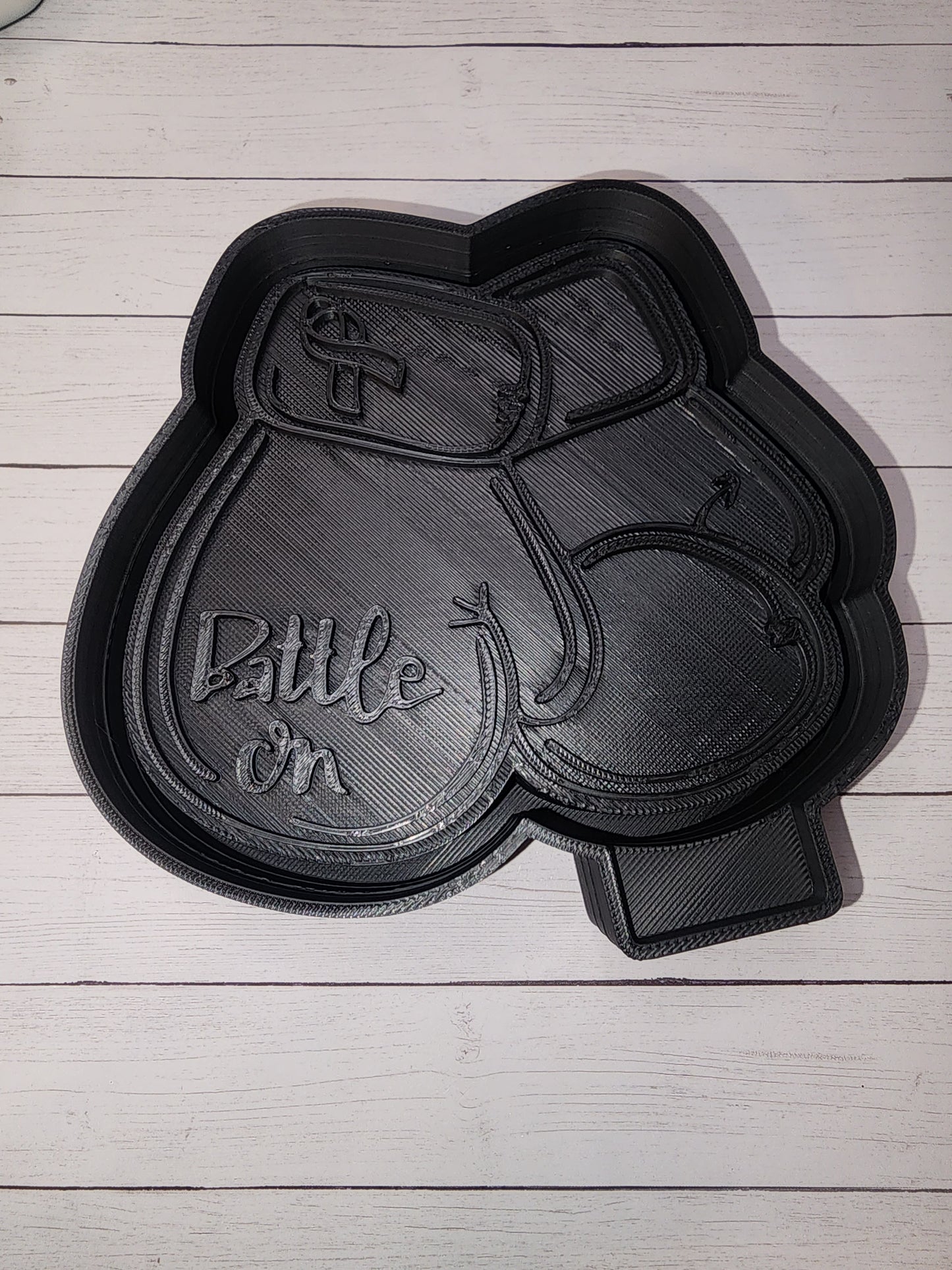 Battle on cancer gloves freshie mold