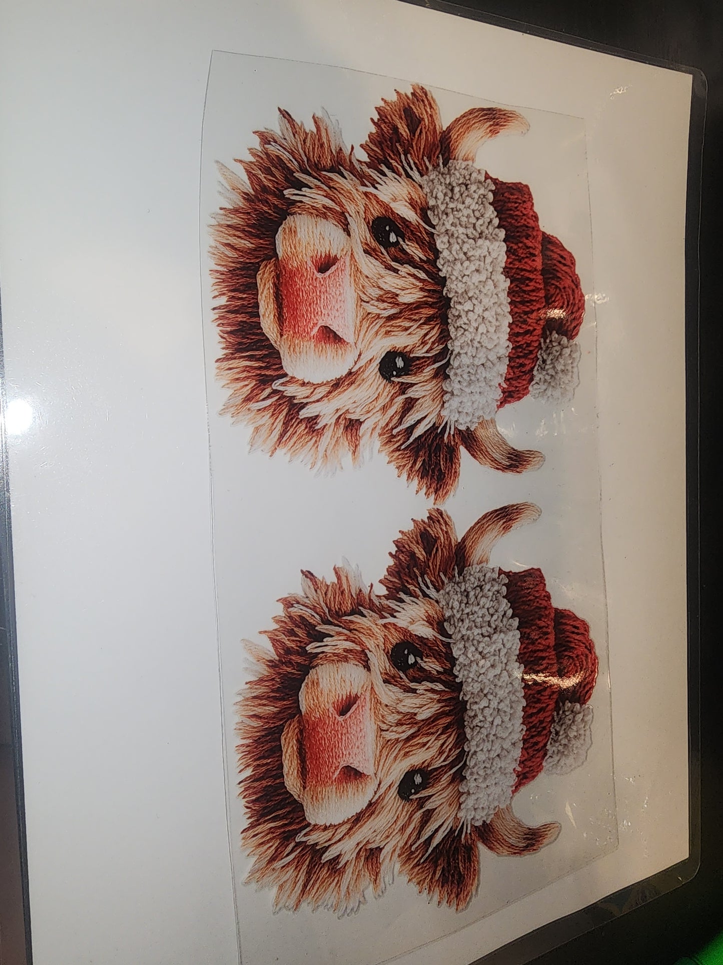 16 oz christmas cows