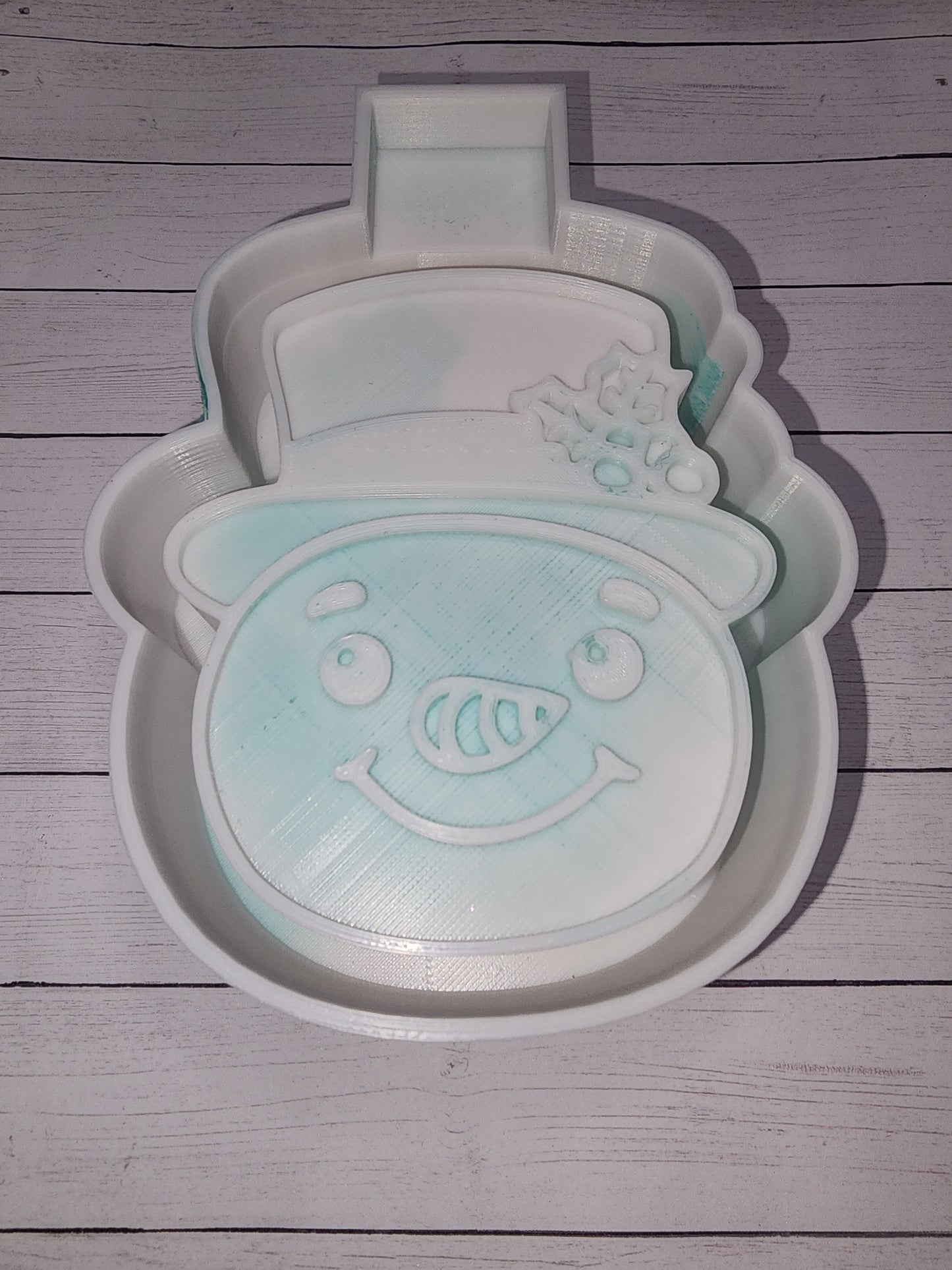 Snowman Freshie Mold