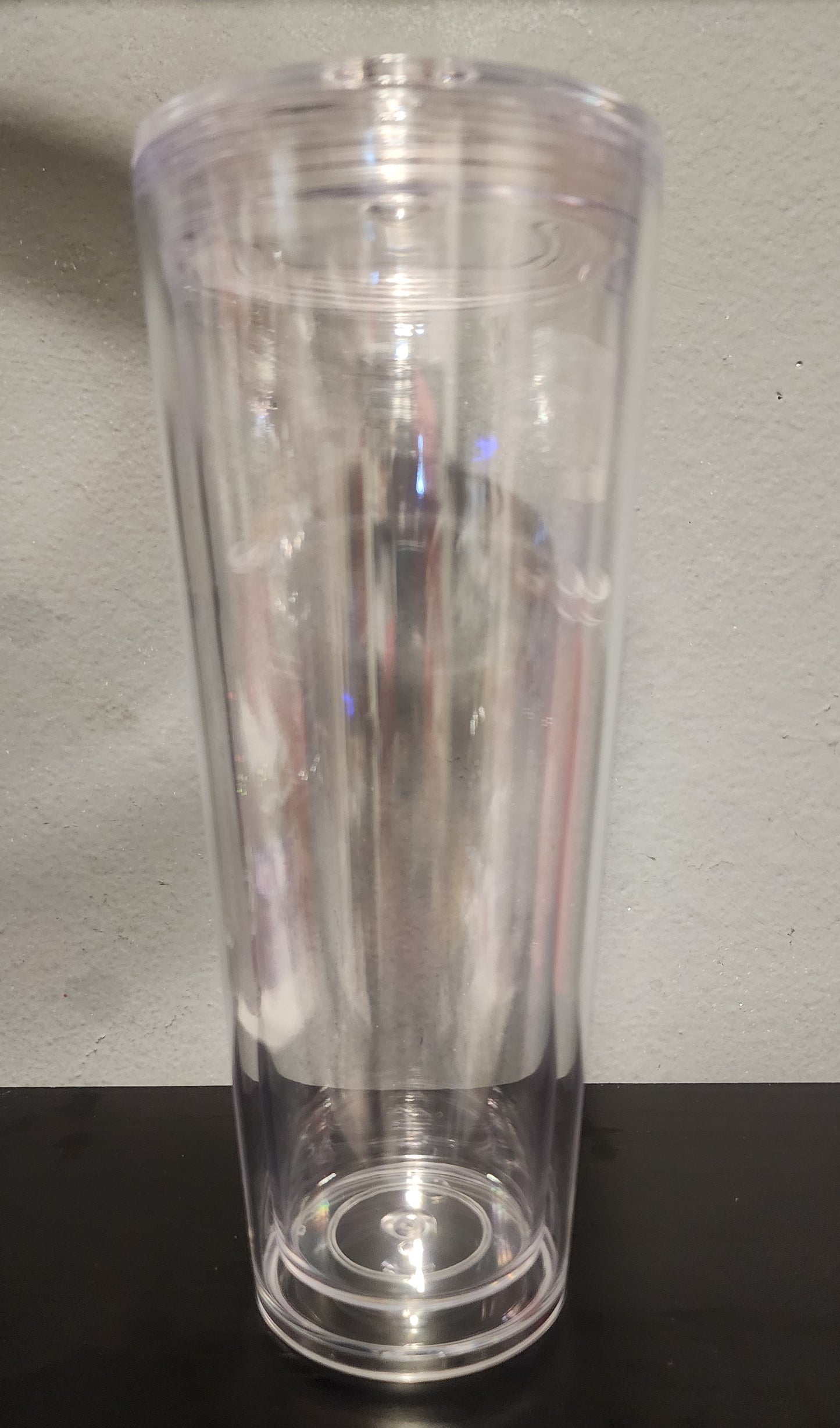 24 oz acrylic snow globe tumbler