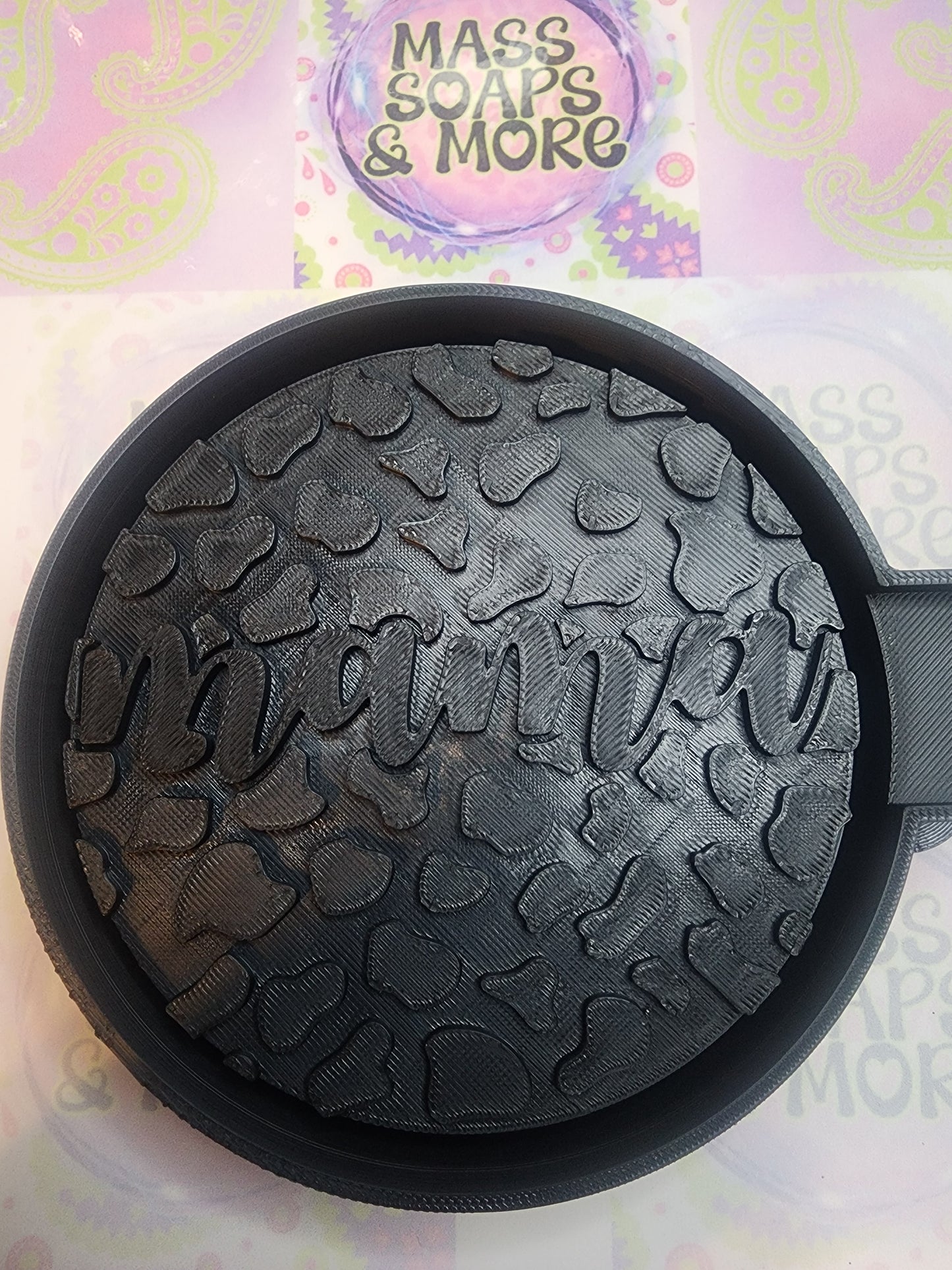Mama cow print freshie mold