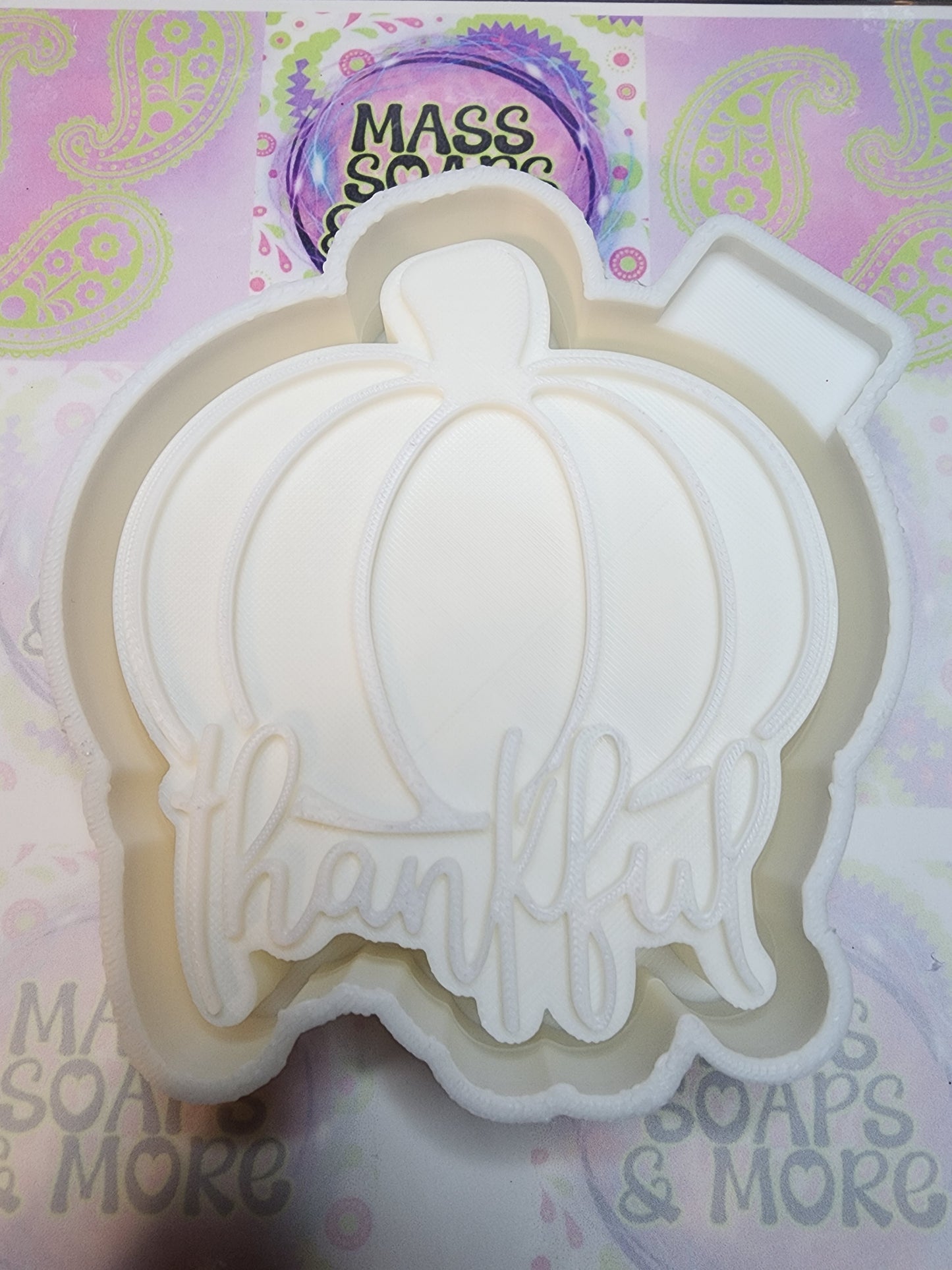 Thankful pumpkin freshie mold