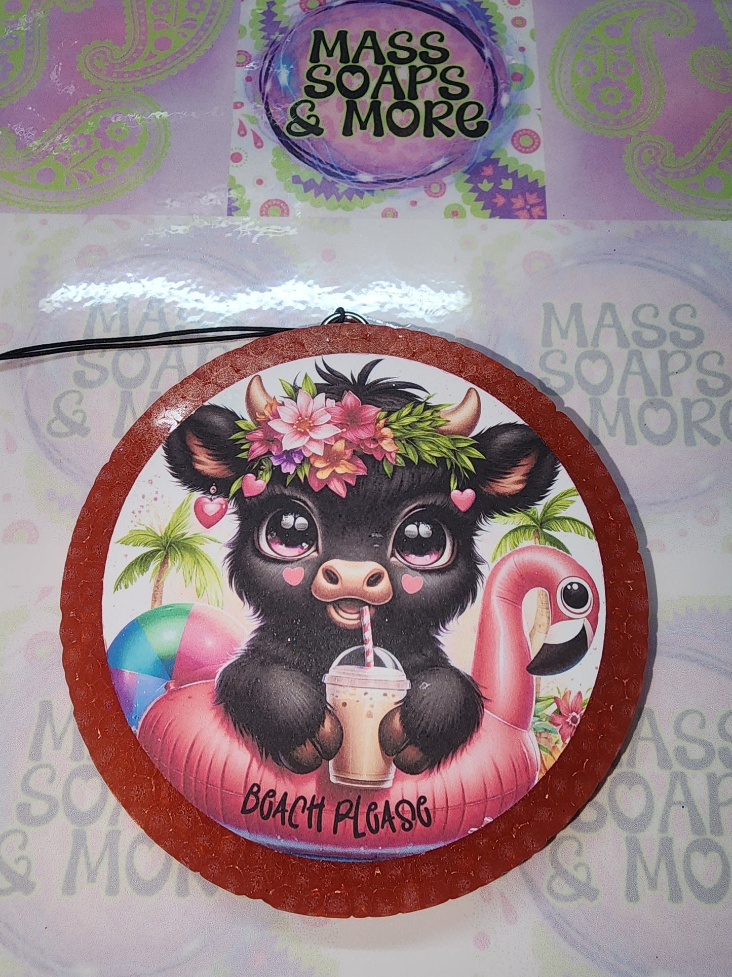 Cute cow in float freshie