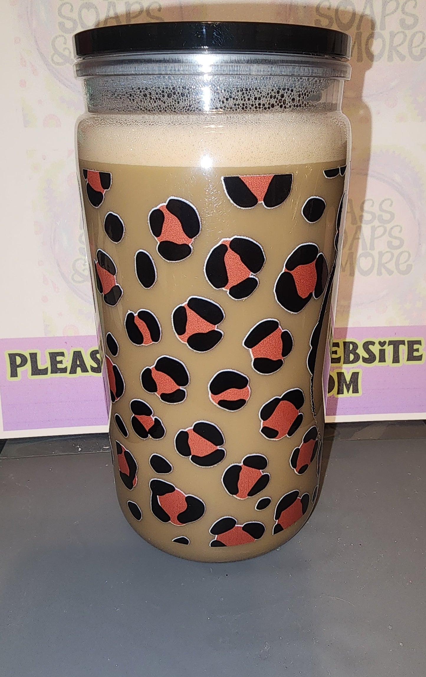 Chocolate milk cow tumbler