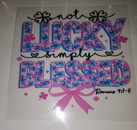 Blessed cup decal