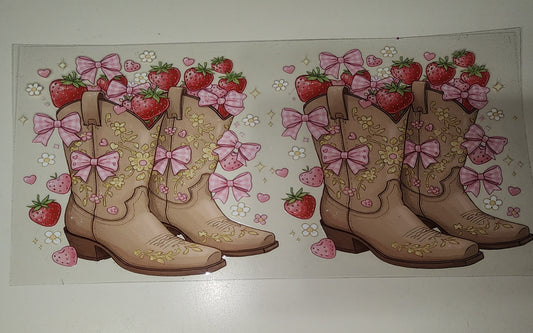 Strawberry boots wrap