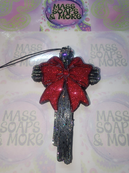 Cross with bow freshie