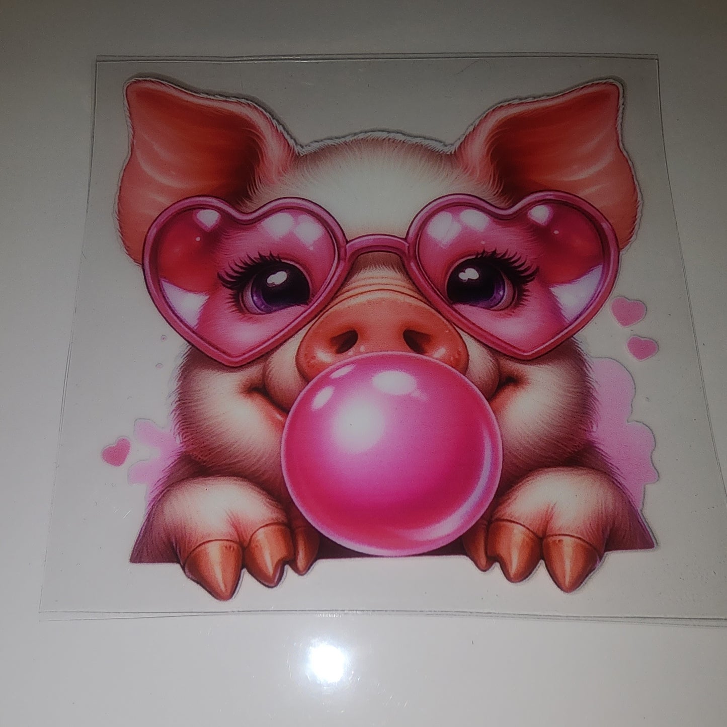 Pig UV-DTF decal