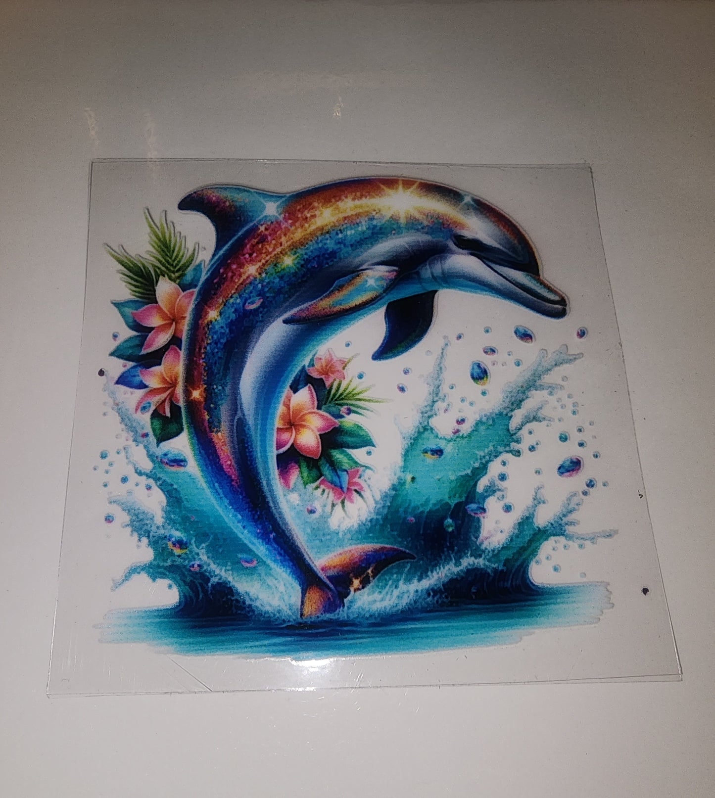 Dolphin UV-DTF decal