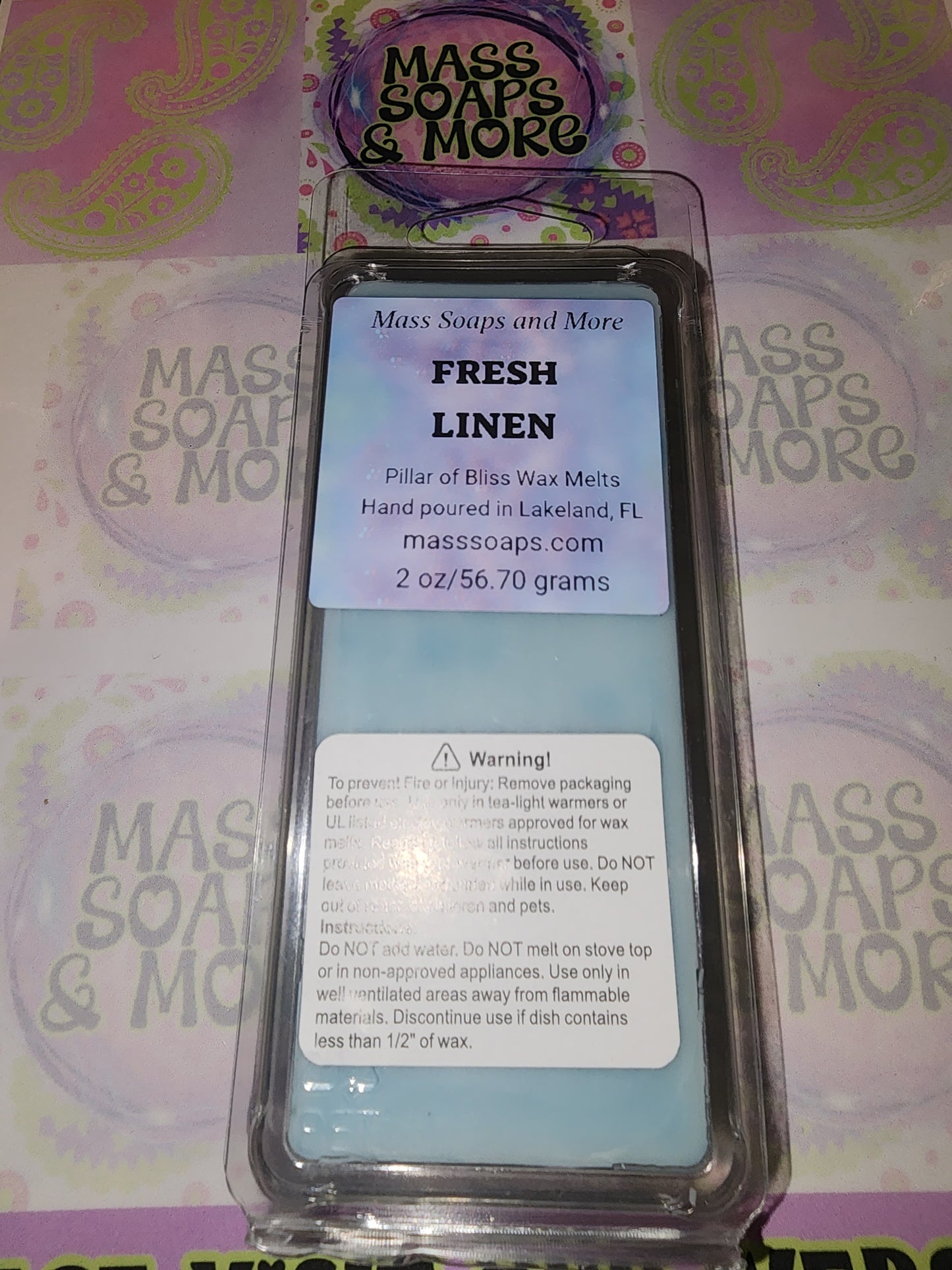 Fresh Linen wax melts