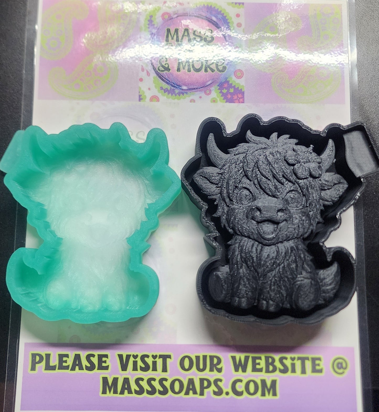 3d cow freshie mold