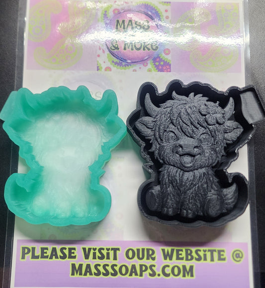 3d cow freshie mold