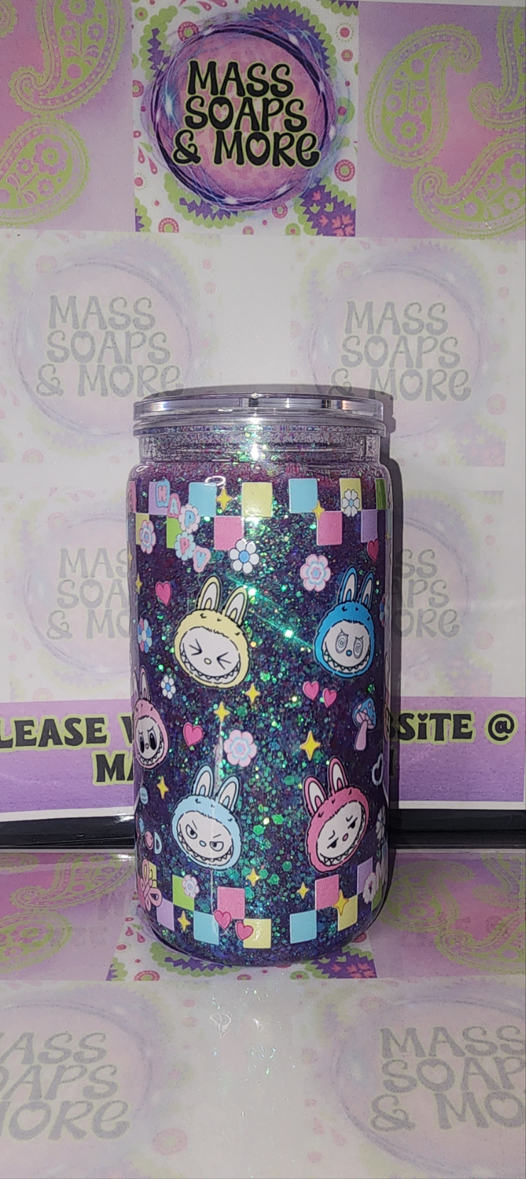 Labubu snow globe tumbler