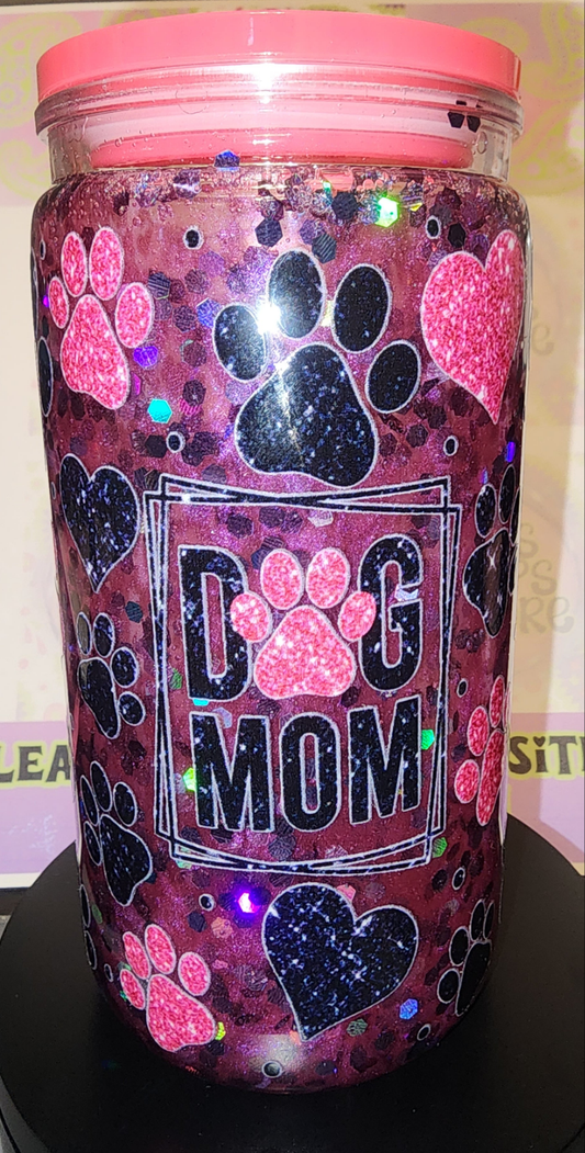 Dog mom tumbler