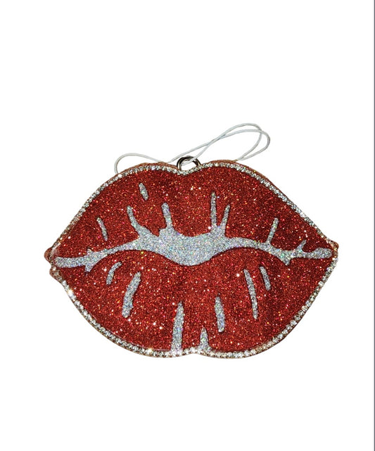 Red Bling Lips