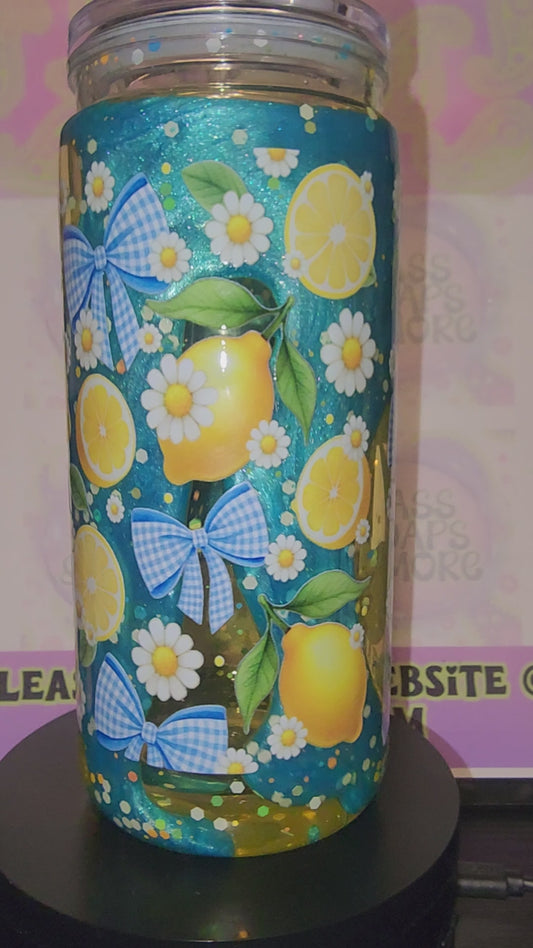 20oz lemon tumbler
