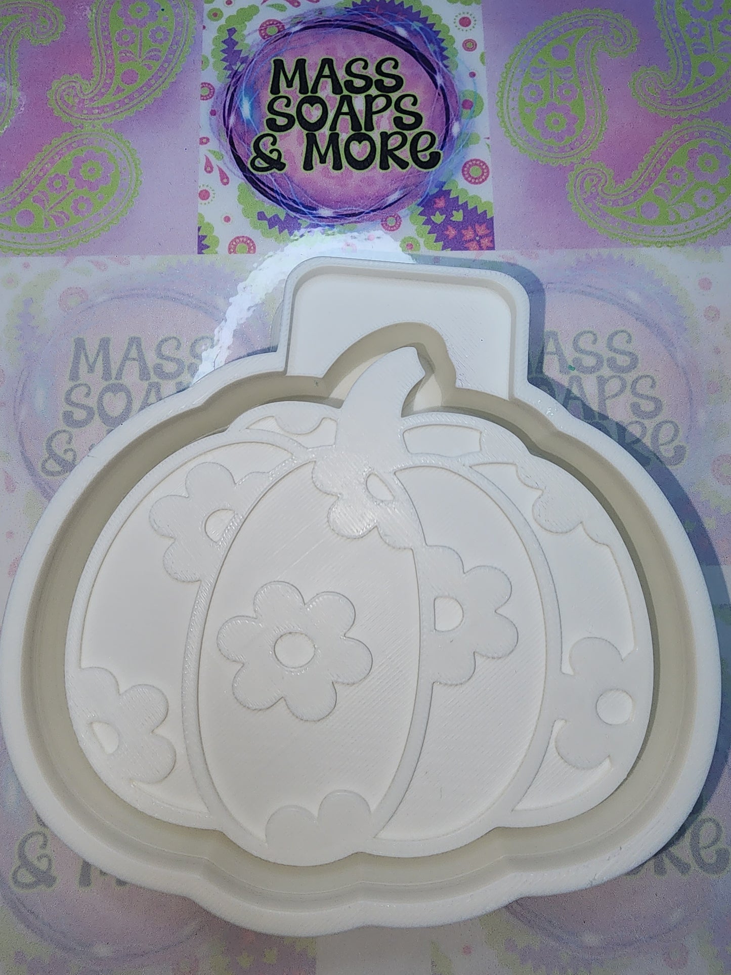 Flower pumpkin freshie mold