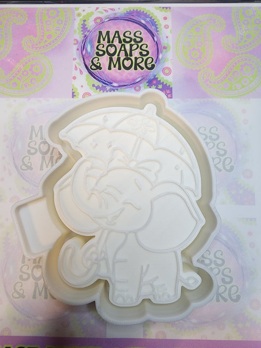 Elephant freshie mold