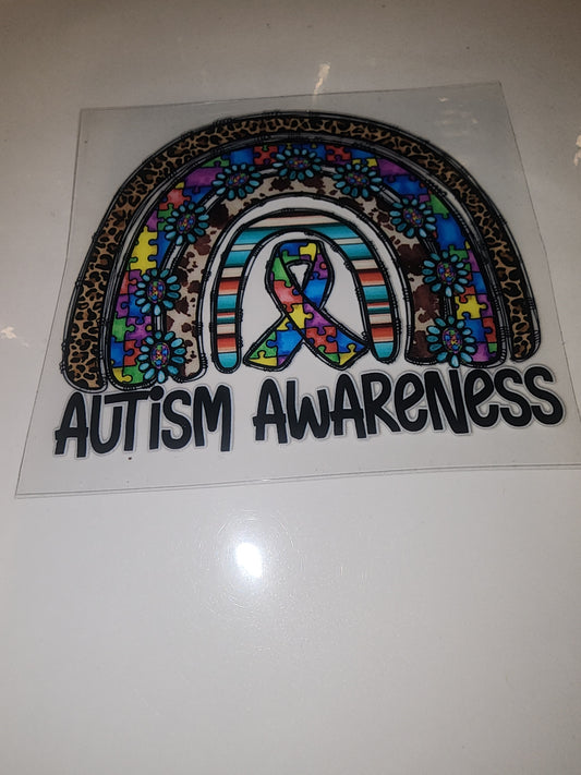 Autism awareness decal
