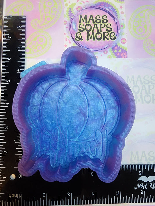 Thankful pumpkin freshie mold