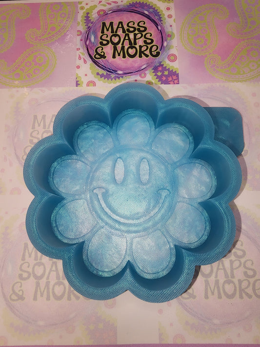 Smiley flower freshie mold