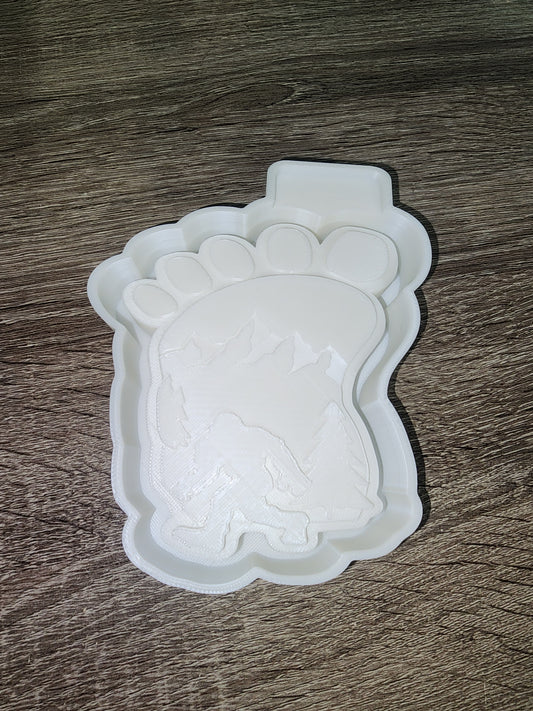 Large Bigfoot freshie mold