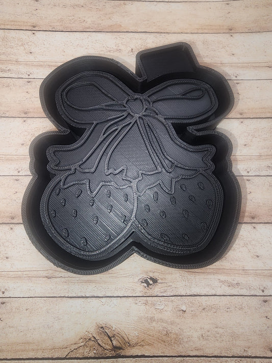 Strawberry freshie mold